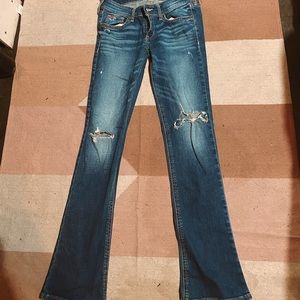 Hollister ripped jeans